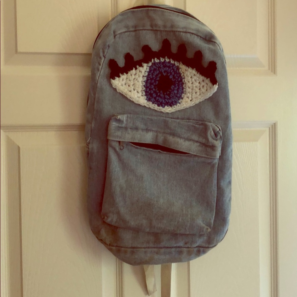 Seeing Eye Denim Backpack